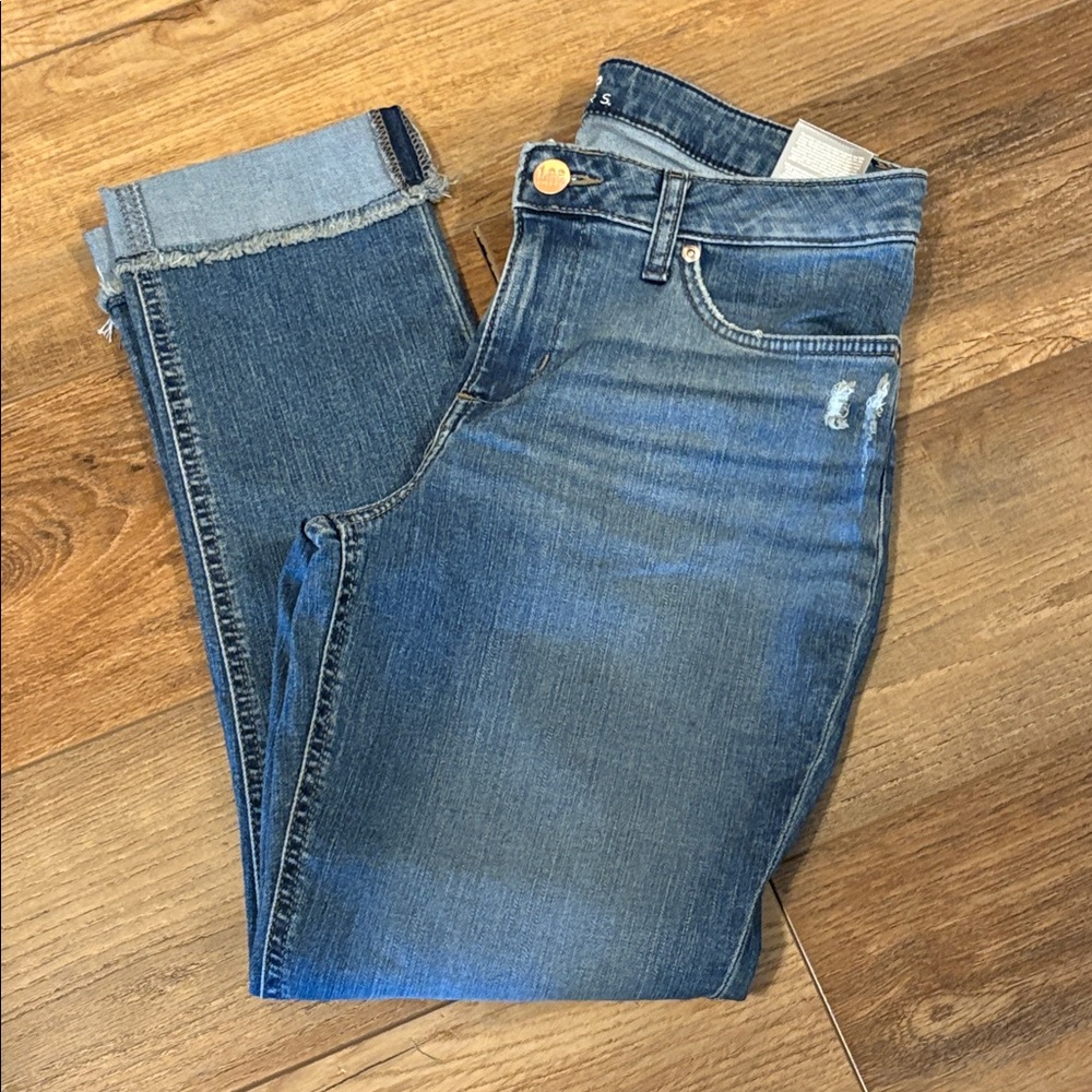 Riders by Lee Women's  Blue Ankle Jeans - Picture 2 of 5